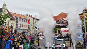 World Rally Championship action
