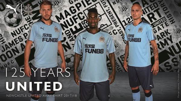 Newcastle unveils 'Cambridge blue' away kit