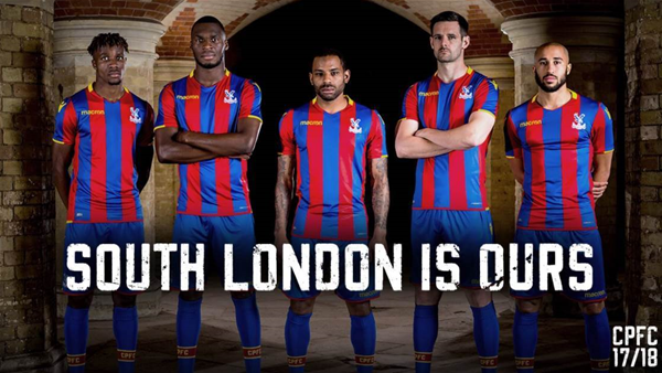 Crystal Palace's 2017-18 home kit unveiled