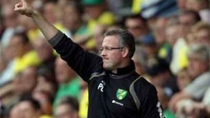 Lambert hails 'terrific bunch' at Norwich
