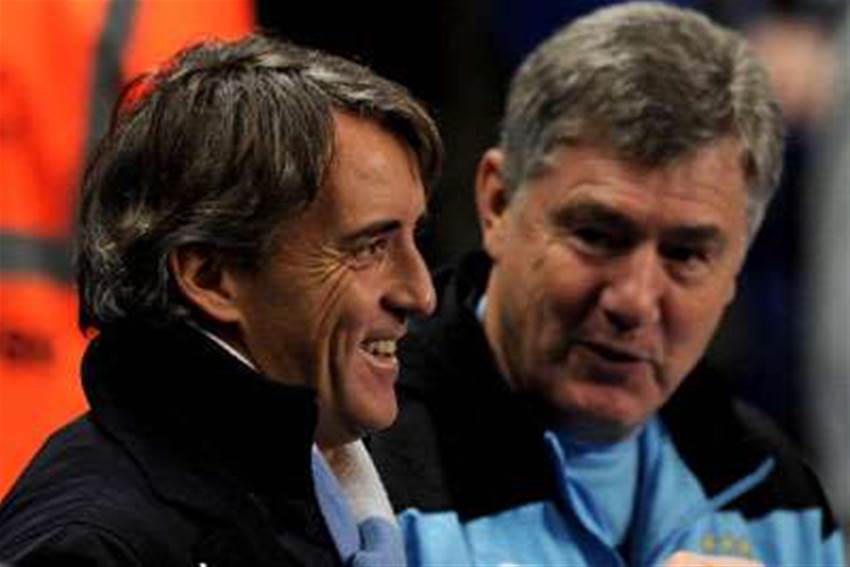 Mancini happy on top at Christmas Mancini happy on top at Christmas