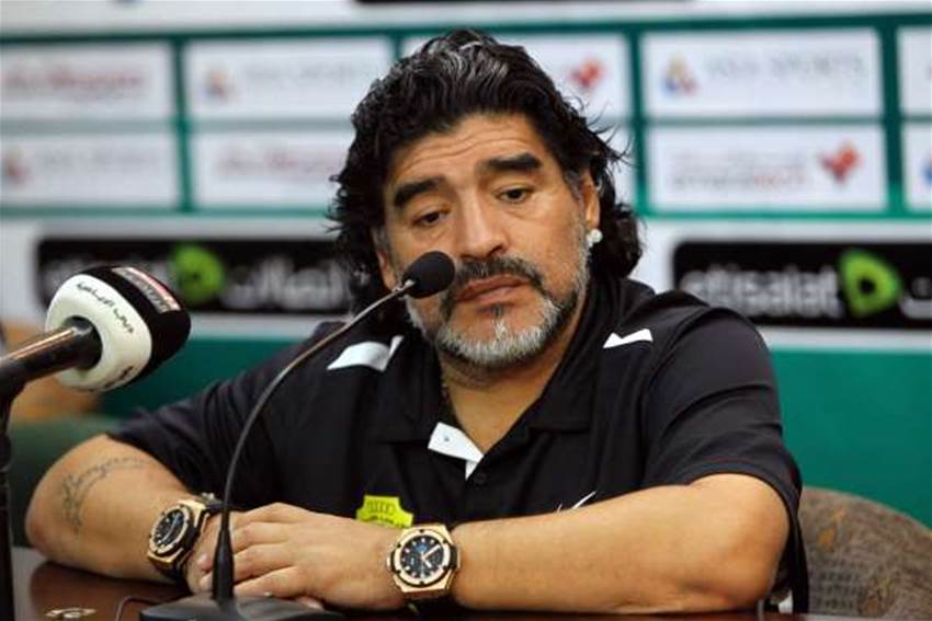 Maradona issues quit threat over lack of funds Maradona issues quit threat over lack of funds