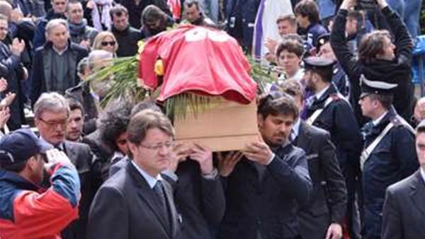 Thousands Of Mourners Attend Morosini Funeral