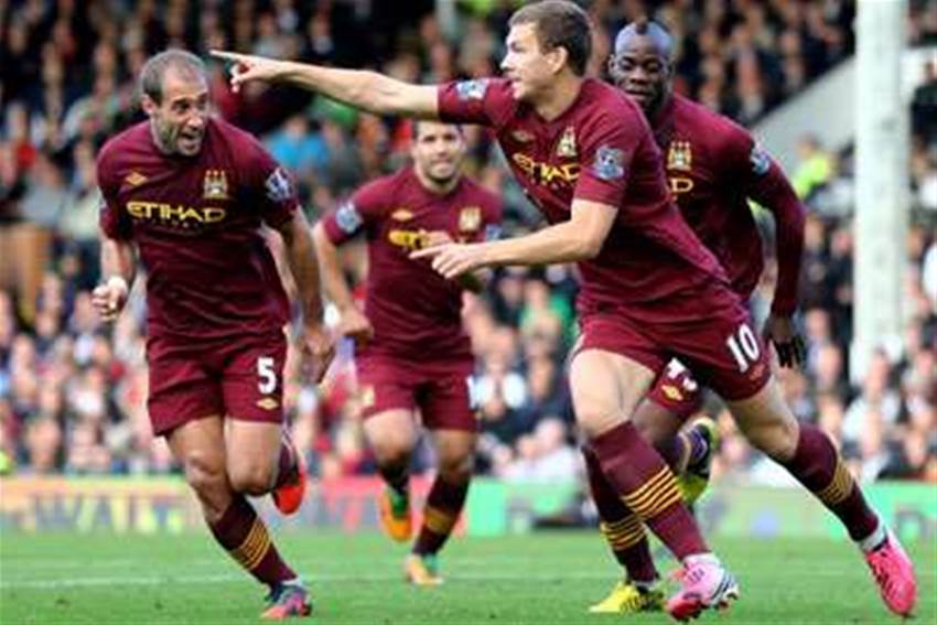 Dzeko Happy To Net 'Important' Goal Dzeko Happy To Net 'Important' Goal