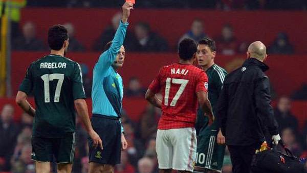 Giggs: Nani red card my biggest shock