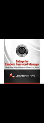 Review: Lieberman Software Enterprise Random Password Manager v4.83.6