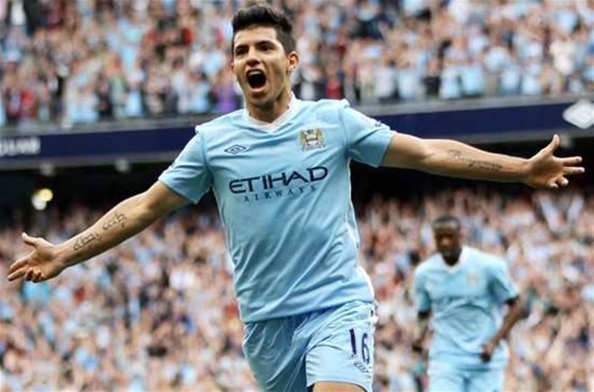 Modest Hat-Trick Hero Aguero Modest Hat-Trick Hero Aguero