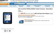 HP 4G TouchPad debuts on Amazon at $US699