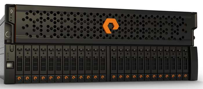 Enterprise served pure flash storage