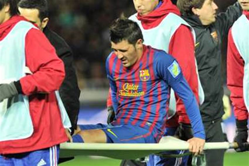 Barca's Villa out of hospital Barca's Villa out of hospital