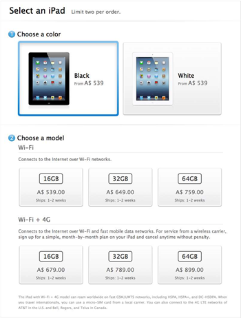 ACCC sues Apple over iPad '4G'