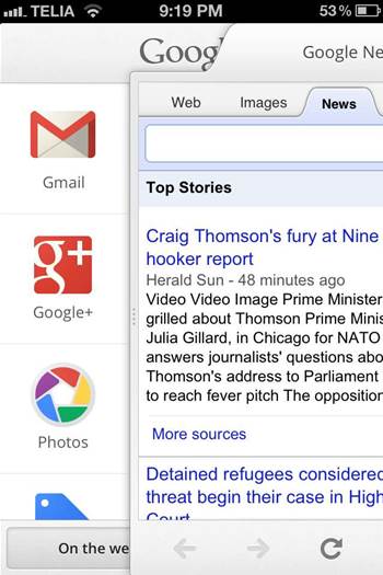 Google revamps iOS Search app