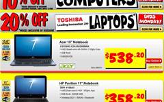 Save 20% on Toshiba Ultrabooks, 10% on laptops at JB Hi-Fi this weekend