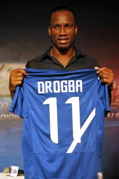 Drogba 'Really Happy' In China Drogba 'Really Happy' In China