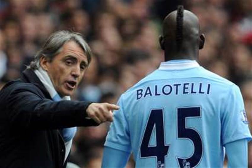 Mancini: Balotelli must respect himself Mancini: Balotelli must respect himself