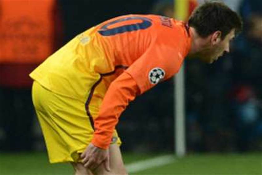 Hamstring injury blow for Messi Hamstring injury blow for Messi