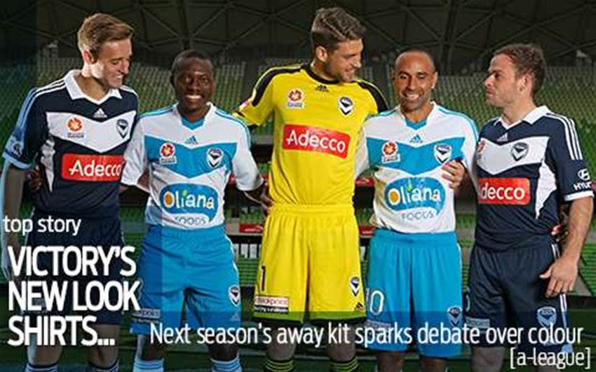 Melbourne Victory unveil new strips Melbourne Victory unveil new strips