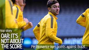 Brazil scoreboard not Oar's concern
