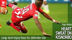 Heart sweat on injured Kisnorbo