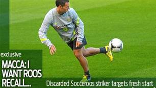 McDonald: I want a Socceroo recall