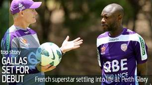Gallas set for debut against Adelaide