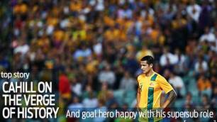 Cahill on the verge of history