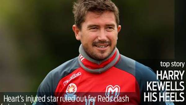 Heart lose their Kewell for Reds clash