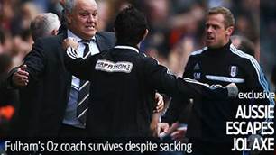 Aussie stays at Fulham after Jol exit