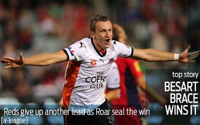 Besart brace buries Adelaide United Besart brace buries Adelaide United