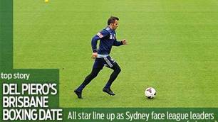 Del Piero to face Berisha-less Brisbane