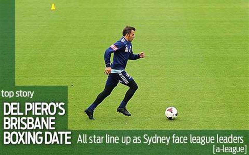 Del Piero to face Berisha-less Brisbane