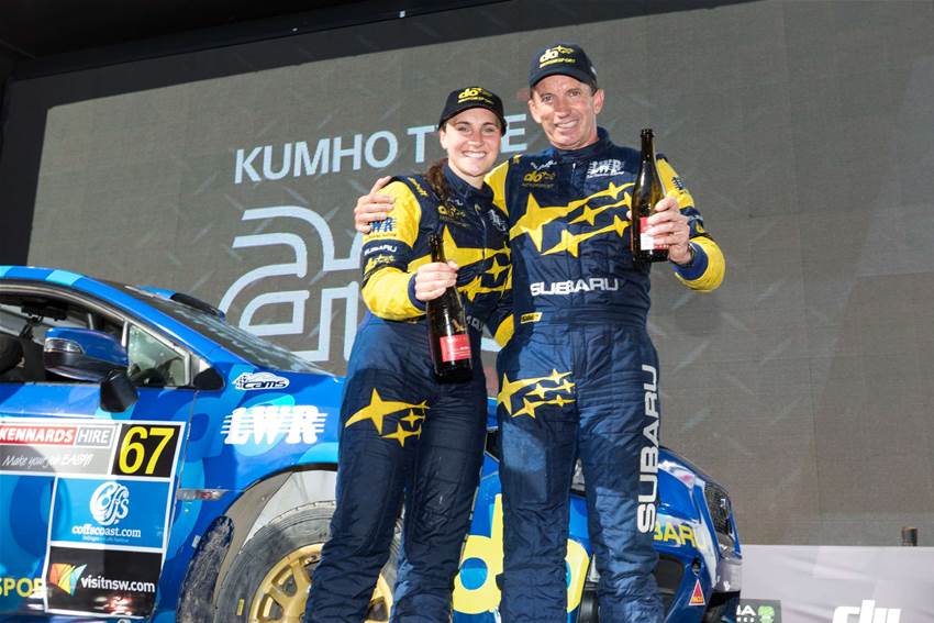 Molly makes history as first female Australian rally champ Molly makes history as first female Australian rally champ