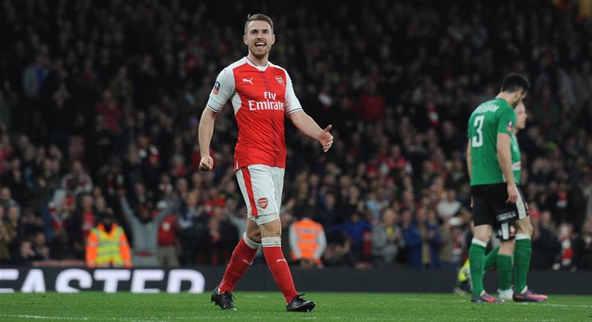 Negredo & Ramsey spotted in blackouts Negredo & Ramsey spotted in blackouts