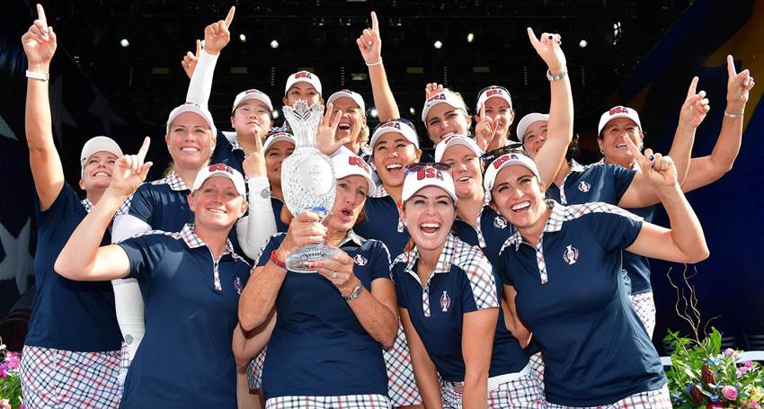 Team U.S defeats Europe to retain Solheim Cup Team U.S defeats Europe to retain Solheim Cup