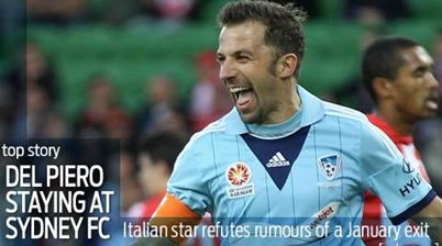 Del Piero debunks January exit rumours