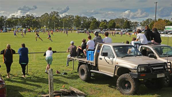 A game in a paddock: thoughts on footy in the country