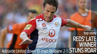 Adelaide win puts brakes on runaway Roar