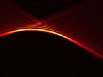 Physicists curve light on metal 'chip'