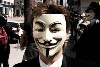 Anonymous attacks, defaces security firm website