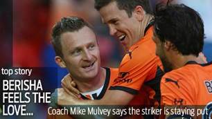 Roar emotion: Berisha won't leave Brisbane