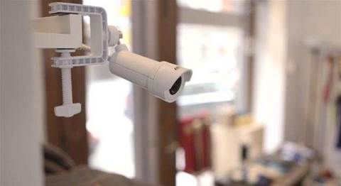 This security camera has a clever trick for watching your office