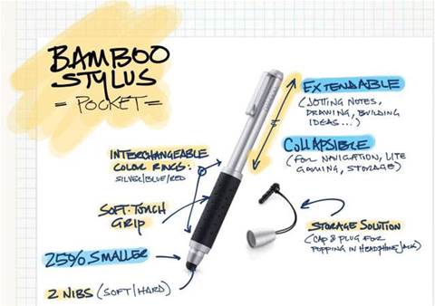Bamboo Stylus Pocket: use a pen with your tablet computer, instead of a finger