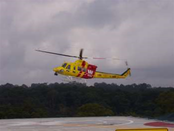 Drone almost collides with Westpac Rescue chopper