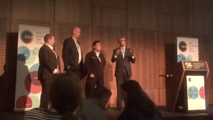 SAP CEO Bill McDermott slips into Australia