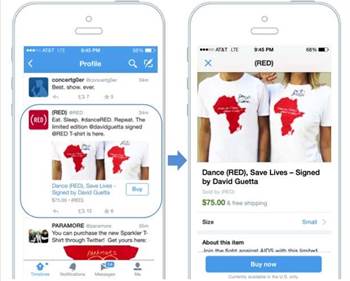 Twitter introduces a 'buy' button to tweets