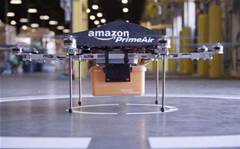 Amazon tests remote drones for deliveries