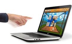 HP notebook builds in Leap Motion