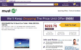 Later price Later price