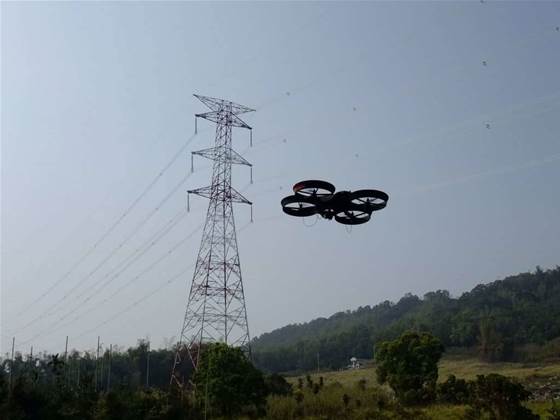Melbourne firies use drone to check dangling truck
