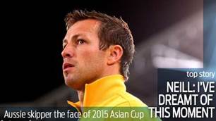 Neill named the face of 2015 Asian Cup